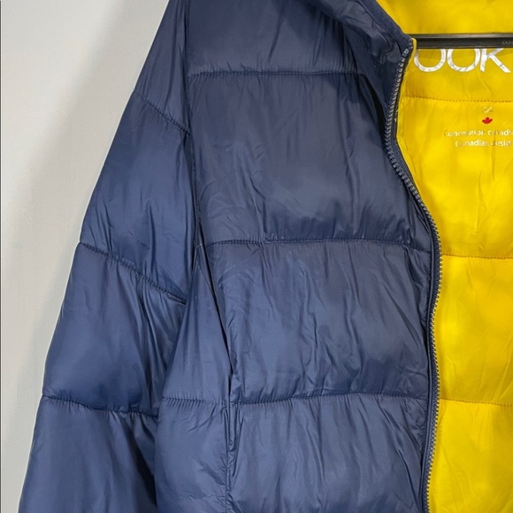 Ookpik Wolrd Navy Blue Hooded Puffer Jenny Jacket - Picture 7 of 9